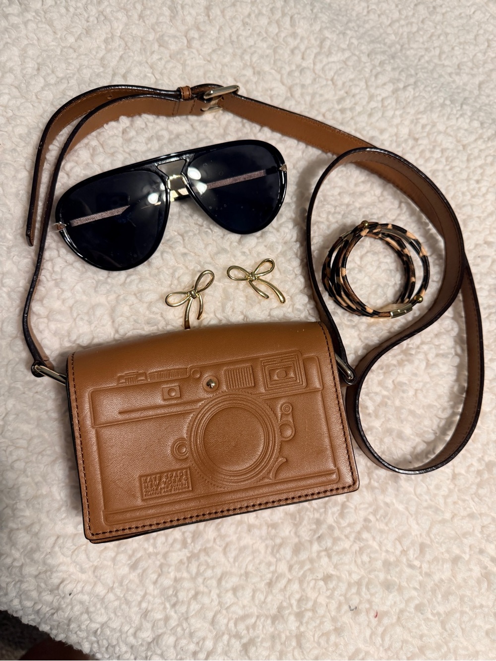Kate Spade NY Rare Vintage Camera Crossbody Bag